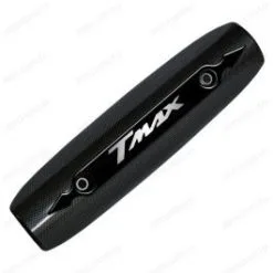 BRIXIAMOTO PROTECTION CHALEUR ECHAPPEMENT CARBON T-MAX 500 530 2007-2016 LOGO 3D NOIR GRIS