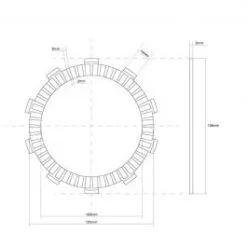 SGR DISQUE EMBRAYAGE FCC 741319