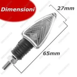 SUPPORT PLAQUE IMMATRICULATION AVEC FEU ARRIERE LAMPA