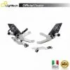 Kit De Repose-pieds Arriere LIGHTECH FTRBM004RSIL -Promos pièces de moto Boutique lightech ftrbm004rsil 974894 01