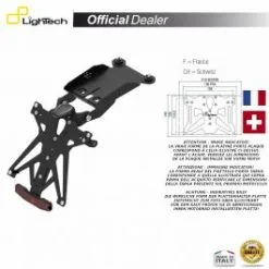 SUPPORT PLAQUE IMMATRICULATION LIGHTECH KTARDU110A2