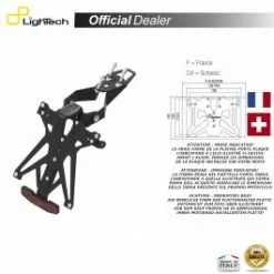 SUPPORT PLAQUE IMMATRICULATION LIGHTECH KTARHO109A2