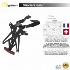 SUPPORT PLAQUE IMMATRICULATION LIGHTECH KTARKA118A2