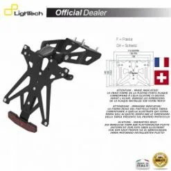 SUPPORT PLAQUE IMMATRICULATION LIGHTECH KTARKA121A2