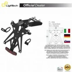 Support Plaque Immatriculation LIGHTECH KTARKA124A1