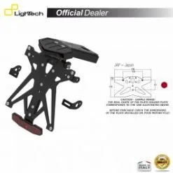 SUPPORT PLAQUE IMMATRICULATION LIGHTECH KTARKT106B3