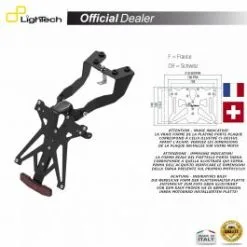 SUPPORT PLAQUE IMMATRICULATION LIGHTECH KTARTR105A2