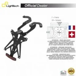 SUPPORT PLAQUE IMMATRICULATION LIGHTECH KTARYA113A2
