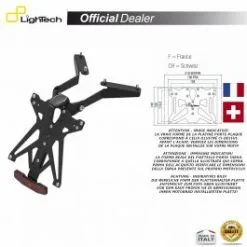 SUPPORT PLAQUE IMMATRICULATION LIGHTECH KTARYA114A2