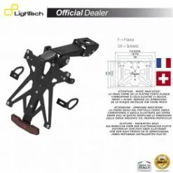 SUPPORT PLAQUE IMMATRICULATION LIGHTECH KTARYA122A2