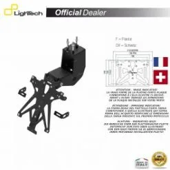 SUPPORT PLAQUE IMMATRICULATION LIGHTECH TARAP108A2