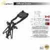 SUPPORT PLAQUE IMMATRICULATION LIGHTECH TARDU112B1 -Promos pièces de moto Boutique lightech tardu112b1 977532 01