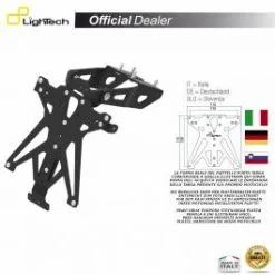 SUPPORT PLAQUE IMMATRICULATION LIGHTECH TARKA121A1