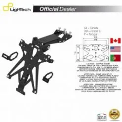 SUPPORT PLAQUE IMMATRICULATION LIGHTECH TARKA125B1
