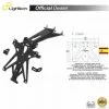SUPPORT PLAQUE IMMATRICULATION LIGHTECH TARKT107A3 1 SUPPORT PLAQUE IMMATRICULATION LIGHTECH TARKT107A3 -Promos pièces de moto Boutique lightech tarkt107a3 977751 01