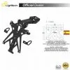 SUPPORT PLAQUE IMMATRICULATION LIGHTECH TARYA122A3 -Promos pièces de moto Boutique lightech tarya122a3 977949 01